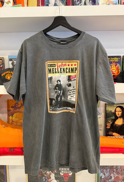 Vintage John Mellencamp Live Rockin’ A Small Town Near You Tour T-Shirt Sz XL Made in USA