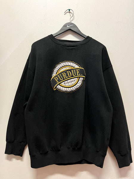 Vintage Purdue Boilermakers Embroidered Sweatshirt SzXL