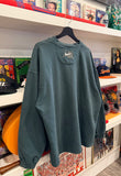 Vintage Nike Air Swoosh Green Sweatshirt Sz XL Made in USA