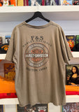F&S Harley-Davidson Dayton Ohio Pin Up T-Shirt Sz XL
