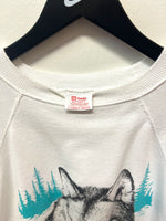 1990 Vintage Wolf Sweatshirt Sz XL
