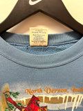 Vintage Cats Birds North Vernon Indiana Sweatshirt Sz M