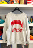 Vintage Indiana University Champion Reverse Weave Sweatshirt Sz L