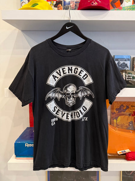 Vintage 2003 Avenged Sevenfold Band Waking the Fallen T-Shirt Sz L