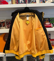 Carhartt J105 Workshield Mesh Lined Yellow & Black Jacket with Hood Sz XL
