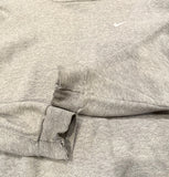 Vintage Nike Mini Swoosh Gray Sweatshirt Sz L Made in USA