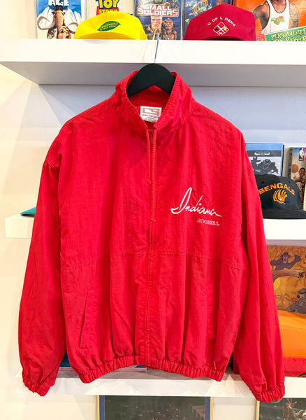 IU Indiana Hoosiers Embroidered Windbreaker Jacket Sz M