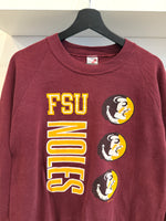 Vintage 1991 FSU Florida State University Seminoles Sweatshirt Sz M/L