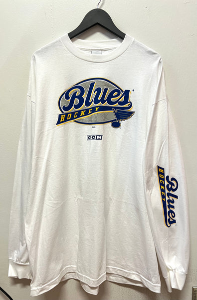 St Louis Blues Hockey Long Sleeve T-Shirt Sz XXL