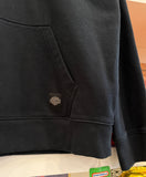 Harley- Davidson Black Embroidered Harley Burner Hoodie Sz M