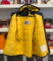 Indianapolis Pacers NBA Puffer Jacket with Hood Sz M