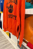 Vintage Clemson University Sweatshirt with Pockets Sz L Made in USA