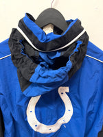 Indianapolis Colts Windbreaker Jacket with Hood Sz L