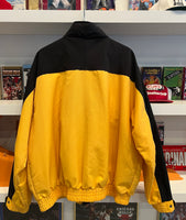 Carhartt J105 Workshield Mesh Lined Yellow & Black Jacket with Hood Sz XL