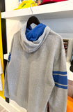 Harley- Davidson Gray with Blue Lines Hoodie Sz M