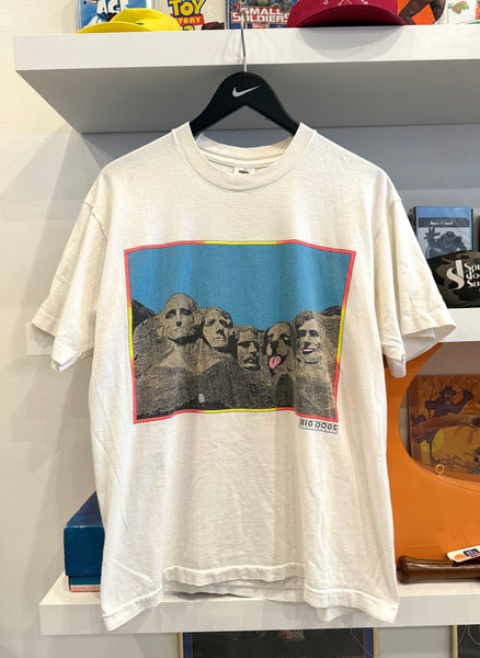 Vintage Big Dogs by Sierra West Mount Rushmore T-Shirt Sz L Made in USA