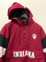 IU Indiana 1/2 Zip Puffer Jacket Sz XL