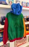 Palace Skateboards Color Block Fleece Hoodie Sz L