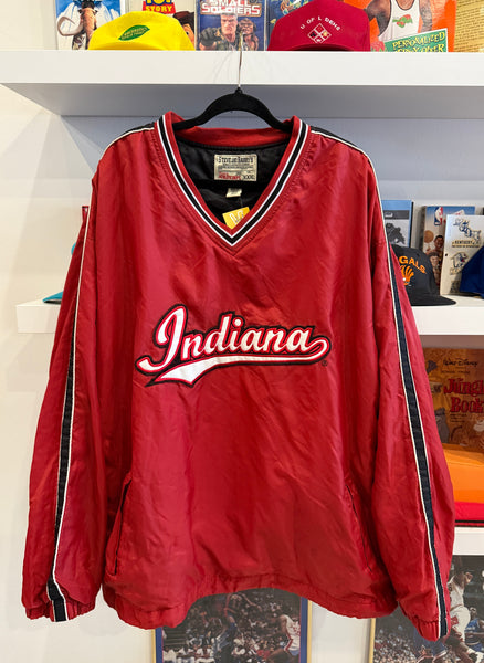 IU Indiana Lined Pullover Windbreaker Jacket Sz XXXL