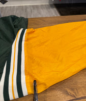 Green Bay Packers NFL 1/2 Zip Windbreaker Pullover Jacket Sz XXL