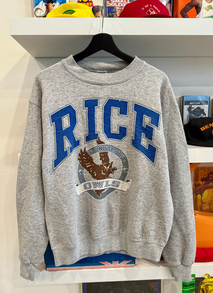Vintage Rice University Owls Sweatshirt Sz M Made in USA