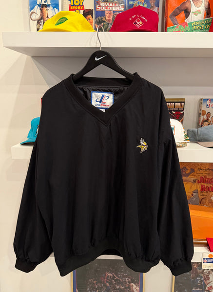 Minnesota Vikings Embroidered Lined Pullover Jacket Sz XL