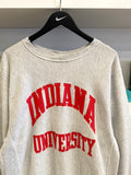 Vintage Indiana University Champion Reverse Weave Sweatshirt Sz L