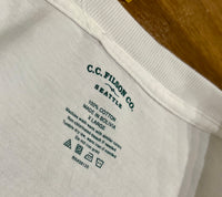 C.C. Filson Co. American Outfitter Seattle Moose Pocket T-Shirt Sz XL Front & Back Graphics