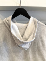 Vintage Nike Gray Hoodie with Black Trim Sz XL