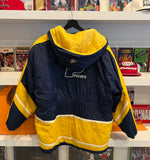 Indianapolis Pacers NBA Puffer Jacket with Hood Sz M