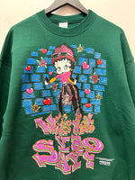 NWT 1994 Vintage Betty Boop What’s That Ya Say? Freeze Sweatshirt Sz XL