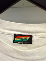 Vintage Dread Mountain Co Jamaica Rasta Style Peace Sign T-Shirt Sz L Made in USA
