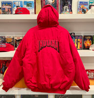 Vintage IU Indiana Hoosiers Puffer Jacket with Hood Sz XL