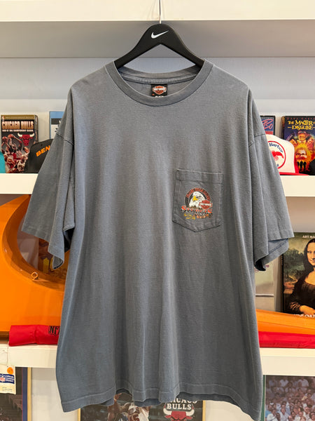 2006 Black Hills Harley-Davidson Rapid City SD Home of the Sturgis Rally Pocket T-Shirt Sz XXL Made in USA