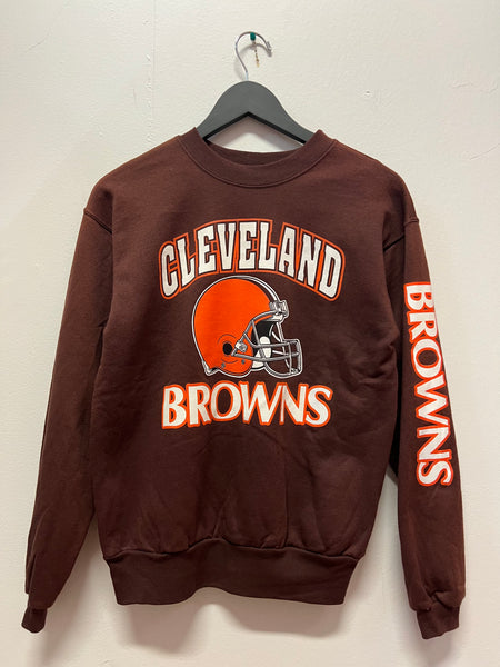 NWT Vintage Cleveland Browns Sweatshirt Sz Kids 14-16 / Adult S