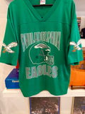 Vintage Philadelphia Eagles NFL Garan Jersey T-Shirt Sz L Made in USA