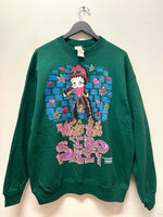 NWT 1994 Vintage Betty Boop What’s That Ya Say? Freeze Sweatshirt Sz XL