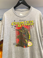 Vintage Counter Strike Nintendo Nokami Promo T-Shirt Sz L