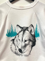1990 Vintage Wolf Sweatshirt Sz XL