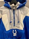 Indianapolis Colts NFL Starter 1/2 Zip Puffer Jacket with Hood Sz M