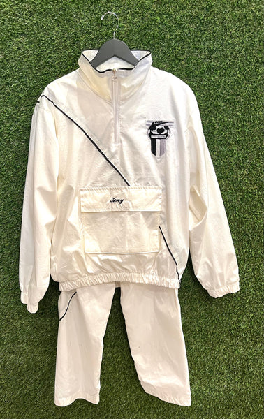 Vintage Nike International White Track Suit Sz M/L