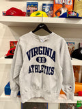 Vintage UVA University of Virginia Champion Reverse Weave Sweatshirt Sz L Made in USA