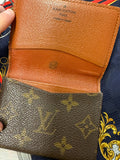 Louis Vuitton Monogram Card Case Leather