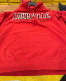 University of Louisville Cardinals Red Champion Hoodie Sz M