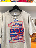 NWT Vintage 1986 New York Giants Super Bowl XXI Champs Starter T-Shirt Sz M/L