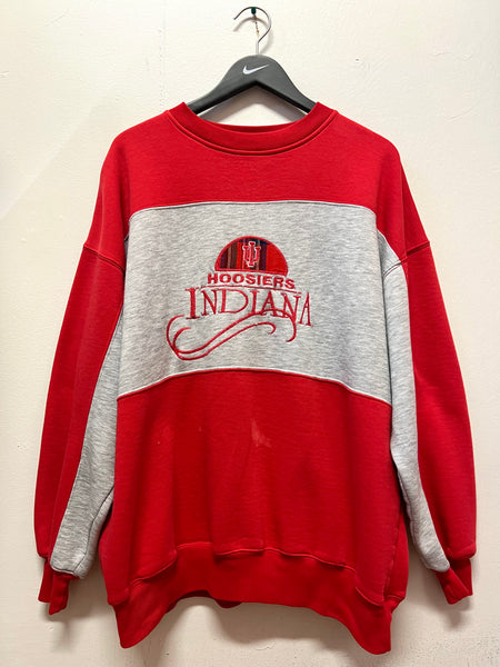 Vintage Indiana Hoosiers Embroidered Sweatshirt Sz XL