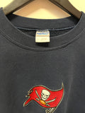 Tampa Buccaneers Navy Blue Embroidered Sweatshirt Sz M