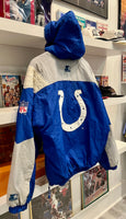 Indianapolis Colts NFL Starter 1/2 Zip Puffer Jacket with Hood Sz M
