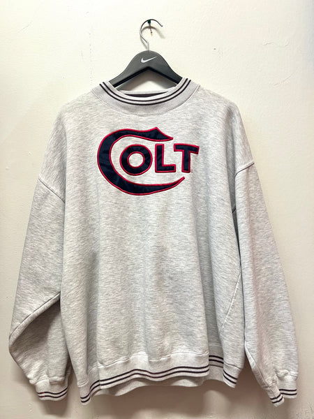 Colt Embroidered Varsity Sweatshirt Sz XXL