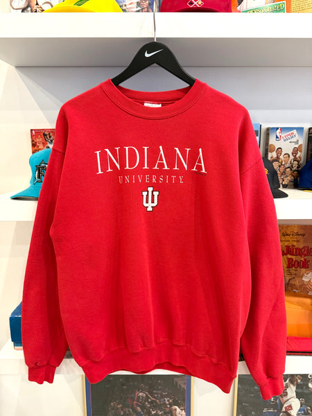 Vintage IU Indiana University Sweatshirt Sz L Made in USA